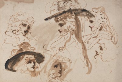 Studies for the Head of a Lady (Studies of a Woman